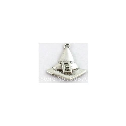 160 Tibetan silver hat charms A8135