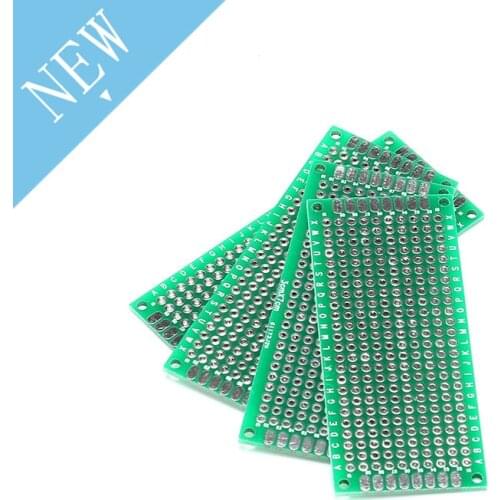 5pcs 3X7cm 3*7cm Double Side Prototype pcb Breadboard Universal for Arduino 1.6mm2.54mm Practice DIY Electronic Kit Tinned HASL
