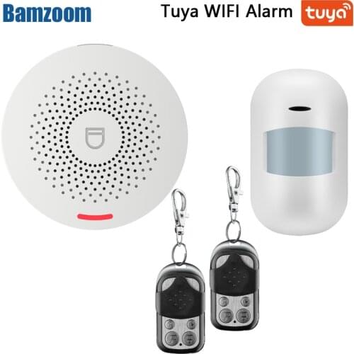 WIFI Remote Controller Wireless Home Security PIR Alert Infrared Sensor Alarm system Anti-theft Motion Detector Alarm Siren