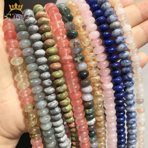 4 6 8mm Natural Quartz Lapis Lazuli Jaspers Labradorite Agates Loose Stone Beads For Jewelry Making DIY Bracelet Accessories15