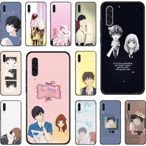 Ao Haru Ride Love lovely Phone Case For Samsung galaxy S note 7 8 9 10 20 fe edge A 6 10 20 30 50 51 70 lite plus Soft Funda
