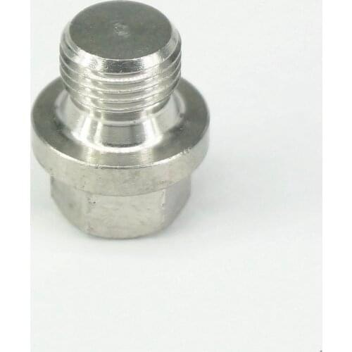 1/8" BSP Male 304 Stainless Steel Countersunk End Plug With Flange Hex Head Socket Pipe Fitting 357 PSI