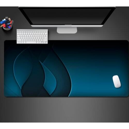 Hot Selling Modern Personality Blue Mousepad With Rubber Big Lock Edge Computer Hanging Screen Game Mouse Pad Game Mat