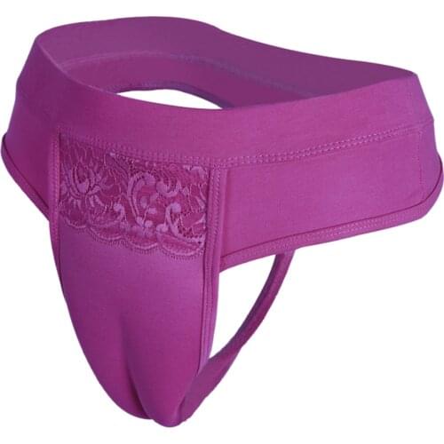 Mens Camel Toe Hiding Gaff Panty Thong Briefs Crossdresser Underwear