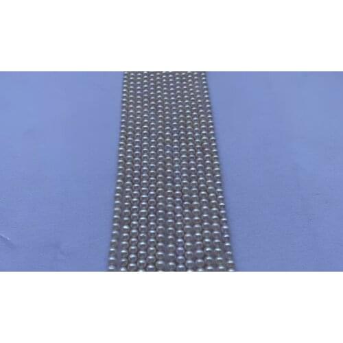 6mm natural freshwater pearls round shape pearl strands for jewelry making