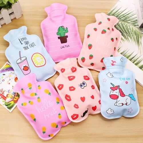 Small Fresh Water Injection Explosion-Proof Hot Water Bottle Childrens Student Hand Warmer Cartoon Hand Warmer