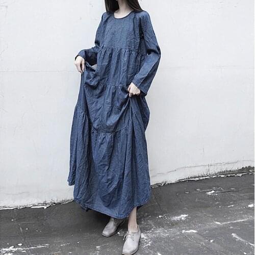 NINI WONDERLAND Fashion Denim Dresses