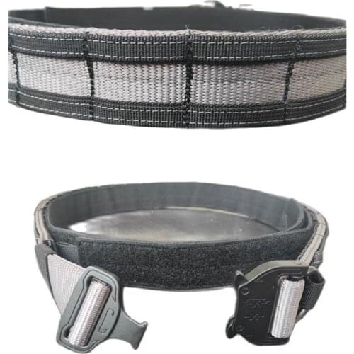 NEW SPIRIT TACTICAL Tactical MOLLE CS Outdoor Military Army Fighter Belt WG Rock climbing Hunting Shooter Belt Double Layer Hard