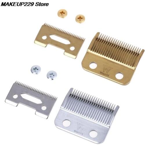 Movable Replacement Blade Professional Hair Clipper Blade Carton Steel Accessories Golden For Choice Golden Screws Hair Trimmer