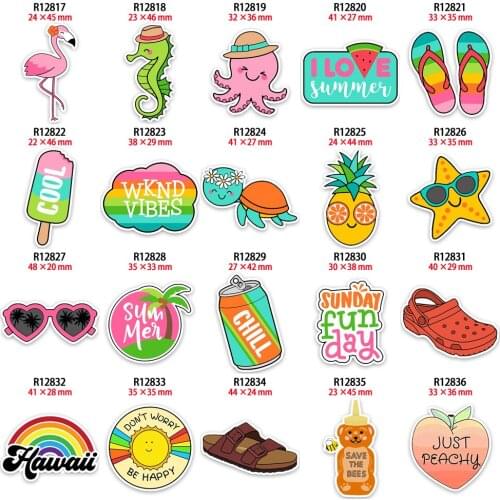 Animal Cartoon Planar Resin Printed Sumber Fashion Pattern Cabochon for DIY Bow Bag Craft Supplies Acrylic Material