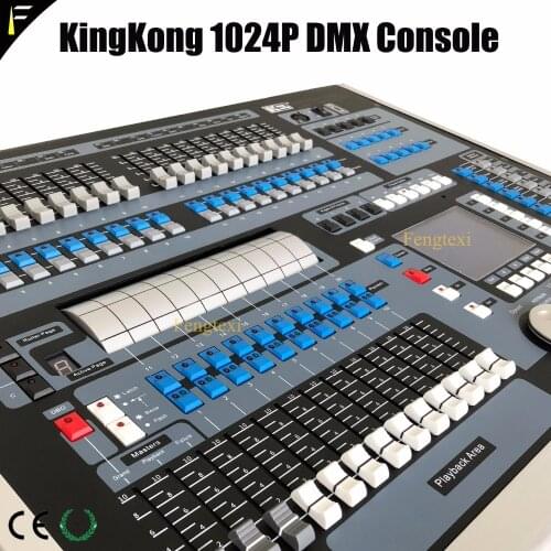 Upgrade Kingkong 1024P Stage Beam Moving Head Light DMX Console 1024 Channels Controller Desk Connect 80 Computer Light