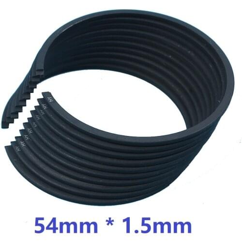 10pcs/lot 54mm x 1.5mm Piston Ring fit for Husqvarna 288 385 STIHL 056 McCulloch 250 thickness 1.5mm