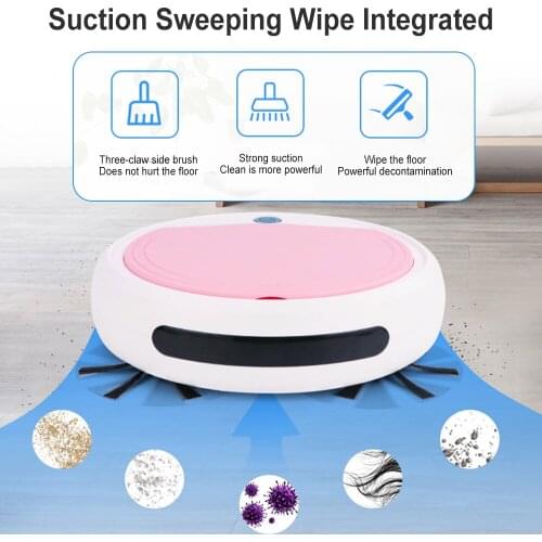 Robot Cleaner Vacuum Cleaning Automatic Home Dry Wet Floor Smart Sweeper Rechargeable Sweeping Mopping Sweeping Suction Tool