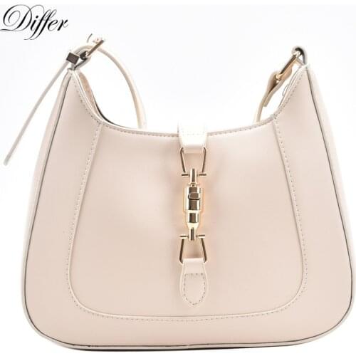 High-End Luxury Designer Handbag 2021 Leather Shoulder Bag For Women Fashion Underarm Crossbody Bag Hot Solid Color Simple Style