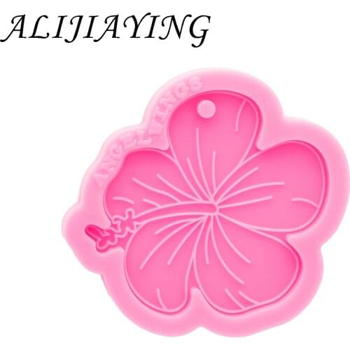 Shiny Flower Silicone Mold for Keychain - Resin Crafting Mold - Diy Epoxy Resin Molds Jewelry Making DY0844