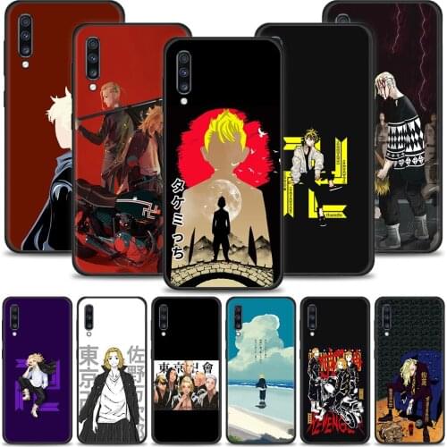 Cover For Samsung Galaxy A50 A70 A10 A20e A30 A40 A20s A10s A10e A80 A90 A60 A30s Black Case Shell Silicone tokyo revengers