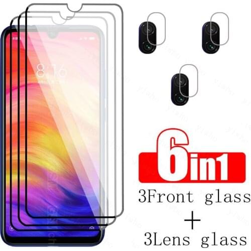 Camera Glass For Redmi Note 7 9D Tempered Glass Screen Protector On Xioami Redme Note 7 Glass full cover Film screen protector