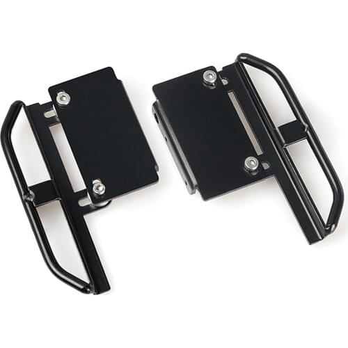 2pcs Metal Side Pedal for Axial SCX24 90081 RC Model Car Frame Side Step Board Guard Accessories