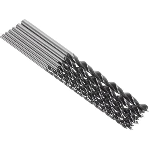7Pcs Woodworking Twist Drill Bit Set 4/5/6/7/8/10/12mm Centering Hole Saw Driil Bit 300mm Long Triple Point Woodworking Drills