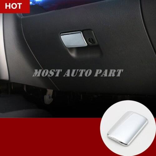 ABS Chrome Glove Box Switch Button Trim Cover For Suzuki Jimny 2007-2017 Silver/Red/Black Car accesories interior Car decoration