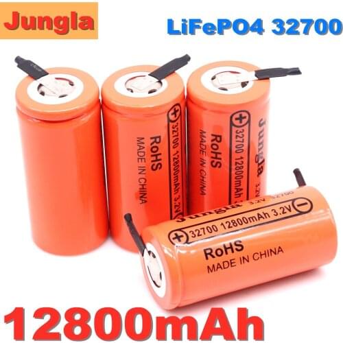 2021 high capacity 3.2V 32700 12800mAh LiFePO4 Battery 12.8Ah 50A Continuous Discharge Maximum High power battery+Nickel sheets