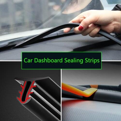 Car Stickers Dashboard Sealing Strips goods For Mitsubishi Asx Lancer 10 Outlander Pajero Sport L200 Colt Carisma Galant Grandis