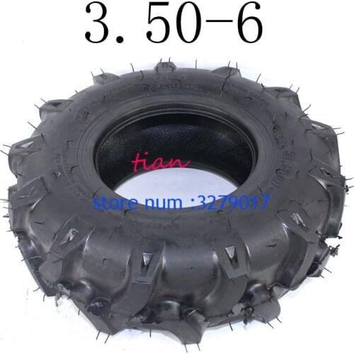 Free Shipping Good Quality 3.50-6 Thickening Vacuum Tyre Wheel for ATV Quad Lawn Mower Garden Tractor Rotary Cultivator