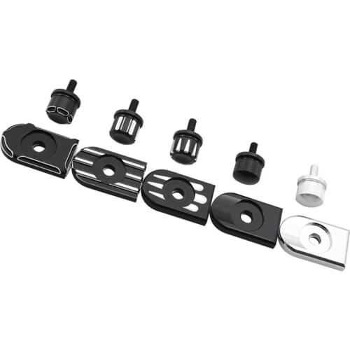 Motor Seat Bolt Tab Screw Mount Knob Cover Cap Nut For Harley Sportster Dyna Touring Fat boy Road King Softail Softail Trike