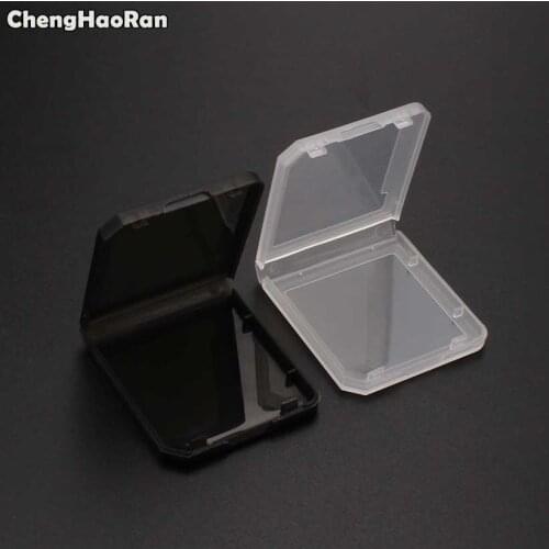 ChengHaoRan For 3DS XL LL New 3DSLL 3DSXL Game Card Box Cartridge Case Clear Black For Nintendo DS NDS
