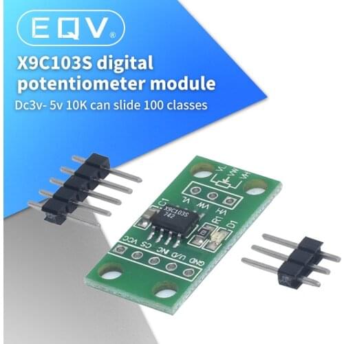 X9C103S Digital Potentiometer Board Module DC3V-5V For Arduino