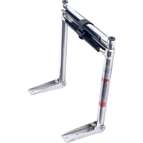 2 Steps Marine Telescoping Ladder Boat Ladder Deck Outboard Swim Step Over Platform Telescoping Ladders