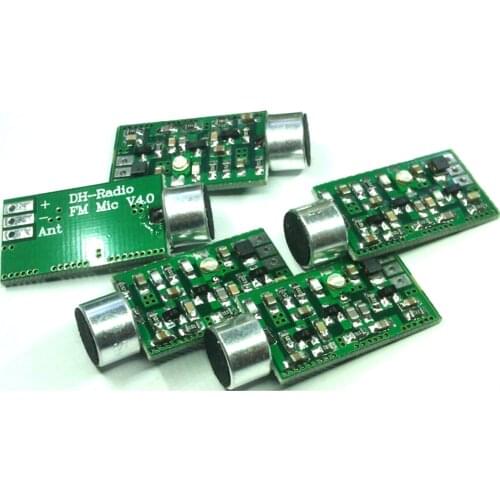 FM Transmitter Pickup Pick up Module Mini Wireless Microphone MIC Wireless Audio Transmitter FM Emission MIC Core Board V4.0
