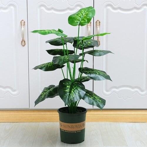 Artificial Plant Flower Fake Plants Potted Indoor Ornaments Home Decor Wedding Mariage Hotel Room Table Office Living Room Decor