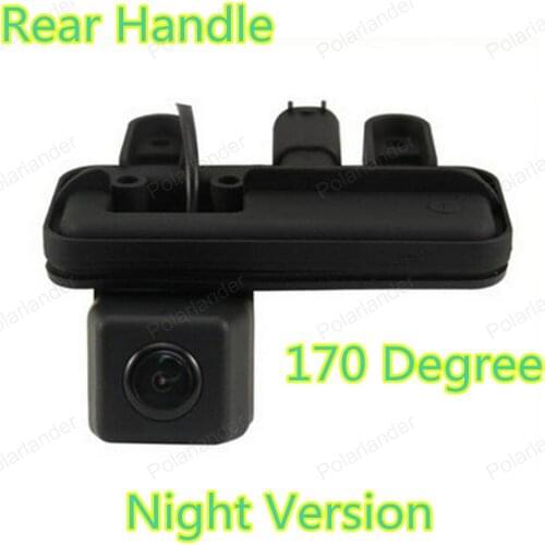 Polarlander Rear View Camera 170 Degree Rear Handle Night Version for Mercedes Benz E-Class 10/11/12/13/14/15