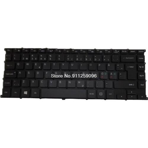 Laptop Keyboard For Samsung NP930X5J NP940X5J 930X5J 940X5J Nordic NE BA59-03877H With Backlit Without Frame Black New