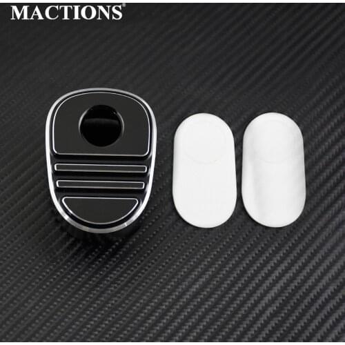 Motorcycle Tri-Line Ignition Switch Cover Black For Harley Touring Electra Glide 2014-2019 Road Street Glides FLHX FLTRX