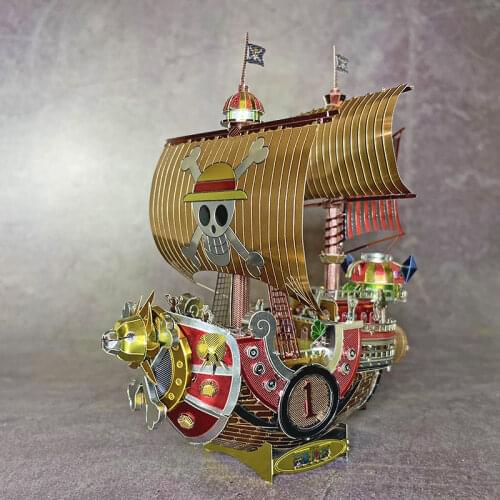 HOT Pirate Ship Model Boat DIY Metal Laser Cutting Puzzle Jigsaw Collection Gift for Adult Home Decor Accessories Collactive