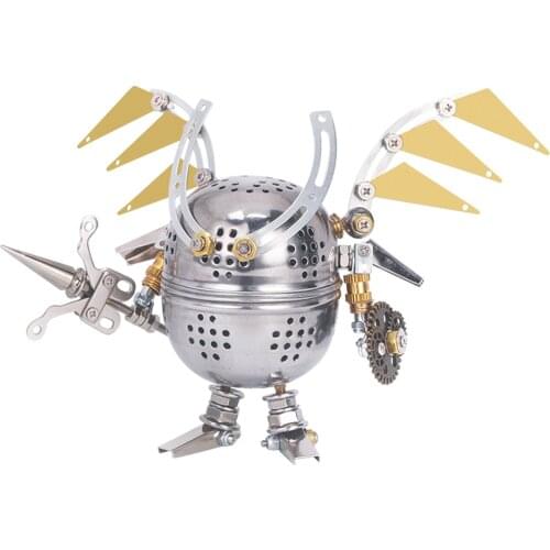 139+Pcs DIY Metal Puzzle Model Kit 3D Assembly Mechanical Jigsaw Craft for Home Decor educational stem toys boys gift - Type 4