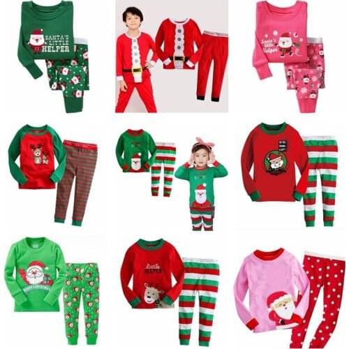 New Kids Christmas Pajamas For Boys Pyjamas Girls Pjs Dinosaur Sleepwear Sets Toddler Baby Children Pijama Nightwear