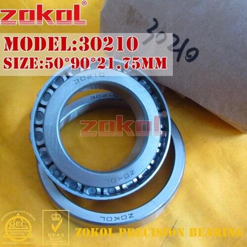 ZOKOL bearing 30210 7210E Tapered Roller Bearing 50*90*21.75mm