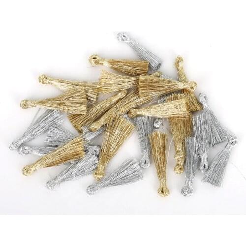 10pcs/lot 25mm Charms Cotton Tassel DIY Jewellry Finding embellish Trim Accessaries For Bracelet Earrings Necklace Clothes
