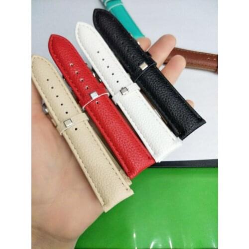 100pcs/lot Clearance PU Leather Watch Band Watch strap wholesale Watch Accessories Spare Parts