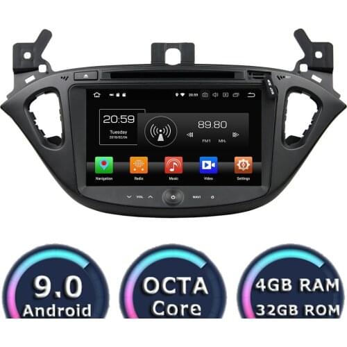 Roadlover Android 9.0 Car DVD Player Autoradio For Opel Corsa 2015-2016 Stereo GPS Navigation Magnitol Double Din Octa Core MP3