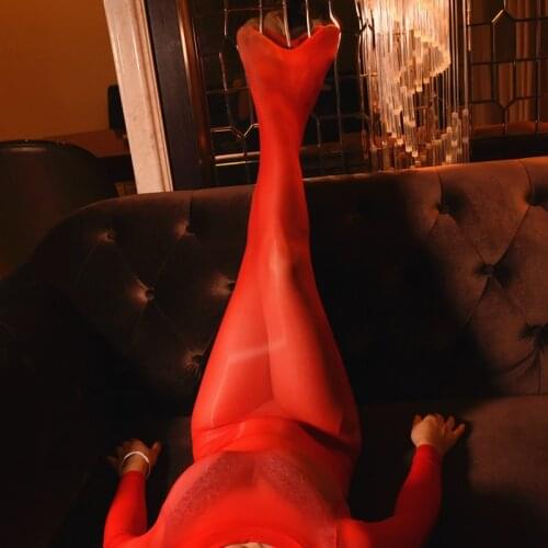 Sexy Lady Bondage Wrap Feet Bodystockings Oil Glossy Tights Body Stocking Women Sheer Bodysuit Teddies Bodyhose