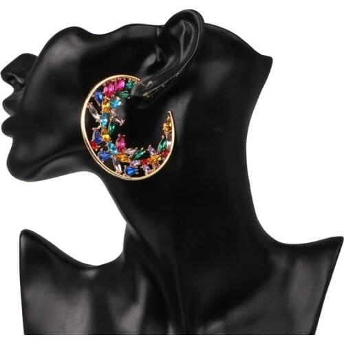 SOHOT European Fashion Alloy Imitation Pearl Geometric Bee Hollow Flowers Shape Hoop Drop Earrings Wedding Birthday Jewellry