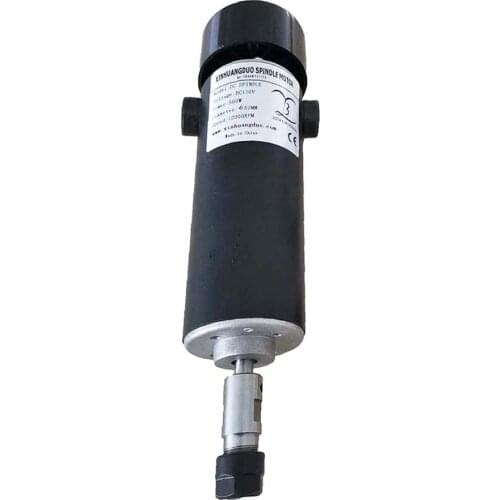 CNC Spindle 500W Air Cooled Spindle Motor DC 110V 0.5kw 12000rpm 590mN.m For Engraving Machine Drilling Milling Machine Tools