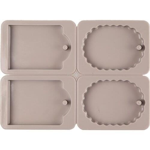 DIY Silicone Clay Aromatherapy Tablets Mold Flower type Crafts Hanging Ornaments Wax Molds Flower Soap Mould Craft Accessories