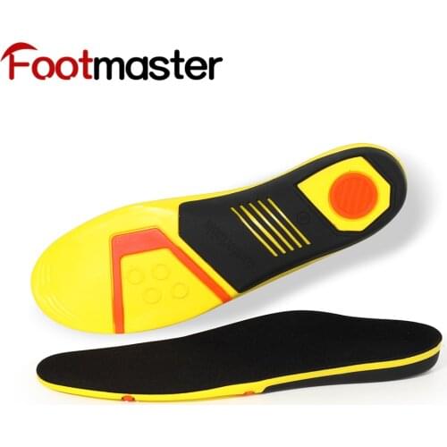 FootMaster Light Sports Orthopedic Insole PU Insole To Relieve Flat Feet Insoles Arch Support Shoe Pad Unisex Insole