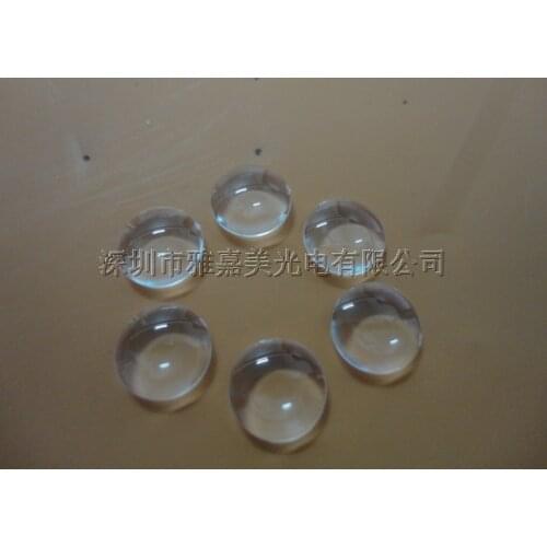 LED optical lens diameter 10mm Height 3.2mm Laser light lenses,Double Convex lens ,1W 3W 5W Lens