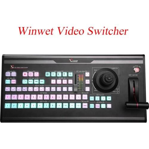 Winwet Video Channel Switcher Control PTZ Camera remote Panel Recording Equipment ODM Director Keyboar for Broadcasts Live